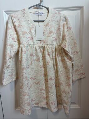 Jamie Kay  sweatshirt Dress - Cream & Blush Pink